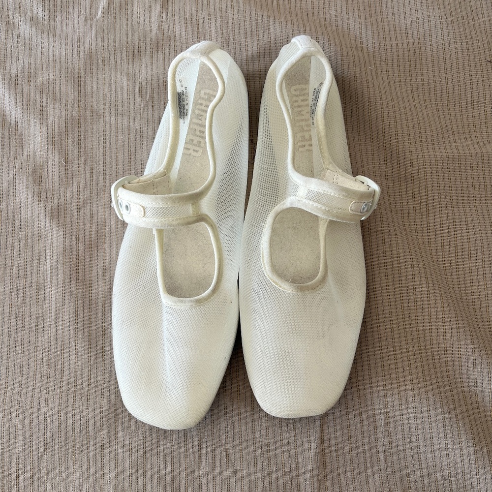 Camper Mesh Ballet Flats